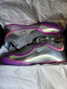 Nike LeBron XXIII "Bubble Boy" basketball shoes, featuring a distinctive silvery